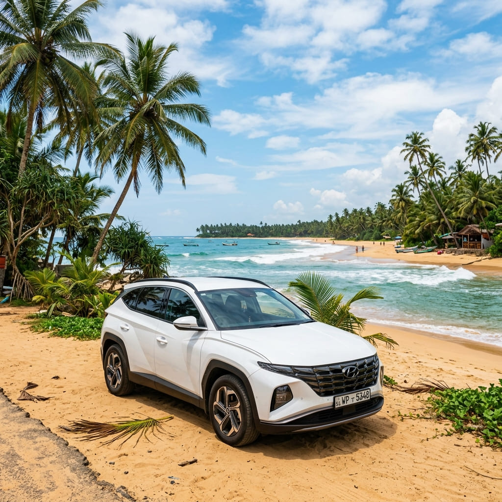 Beach Car Sri Lanka