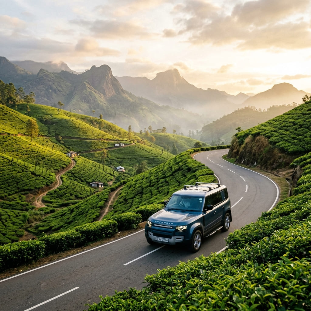 Scenic Mountain Drive Sri Lanka